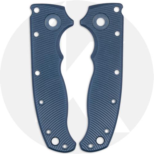 AWT Demko AD20.5 Custom Aluminum Scales - Agent Series - Large Pivot - Exclusive Midnight Blue Type III Hard Coat