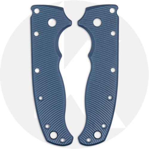 AWT Demko AD20.5 Custom Aluminum Scales - Agent Series - Small Pivot - Exclusive Midnight Blue Type III Hard Coat