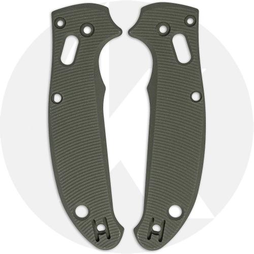 AWT Spyderco Manix 2 Lightweight Scales - Aggressive Agent Series - Linerless - KP Exclusive Panzer Green Cerakote