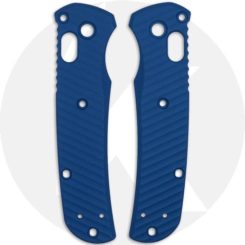 AWT Benchmade Mini Bugout Scales - Archon Series - Cobalt Blue Anodized