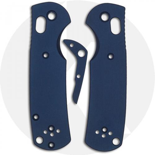 AWT Custom Aluminum Scales for Benchmade Mini Griptilian Knife - Billiard Blue - USA Made