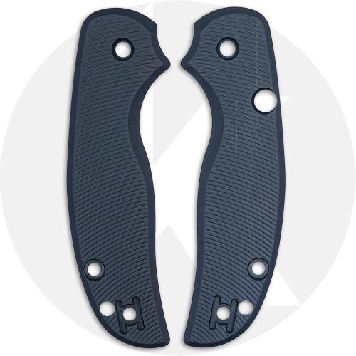 AWT Spyderco Sage 6 Scales - Aggressive Agent Series - Exclusive Midnight Blue Anodized