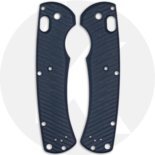 AWT Benchmade Taggedout Scales - Archon Series - Exclusive Midnight Blue Type III Hard Coat