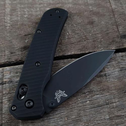 AWT Benchmade Bugout Custom Aluminum Scales - Archon Series - Black Anodized - USA Made