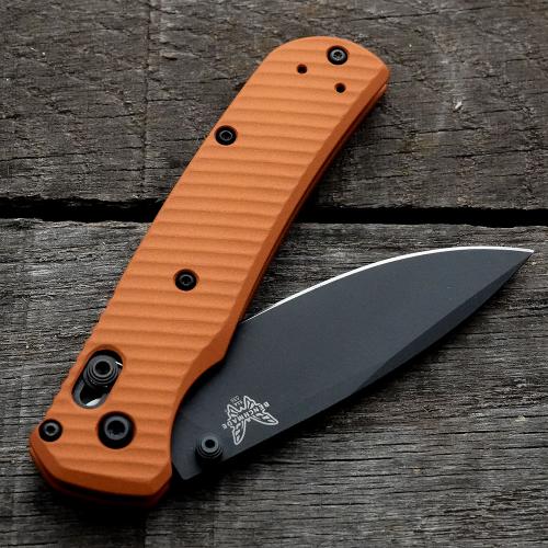 AWT Benchmade Bugout Custom Aluminum Scales - Archon Series - Tequila Sunrise - Cerakote - USA Made