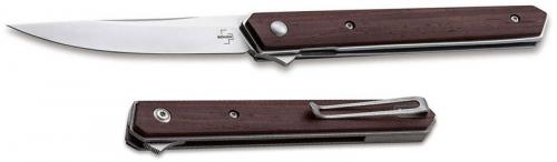 Boker Kwaiken Air Cocobolo 01BO168 - Lucas Burnley EDC - Satin VG-10 Blade - Cocobolo - Liner Lock - Flipper Folder