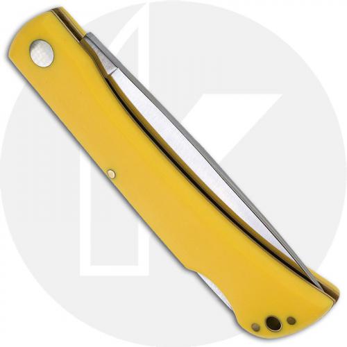Boker Plus Rangerbuster 2.0 Knife 01BO172 - Satin Drop Point - Yellow Polymer - Lock Back Folder