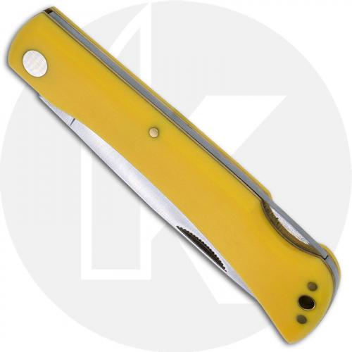 Boker Plus Rangerbuster 2.0 Knife 01BO172 - Satin Drop Point - Yellow Polymer - Lock Back Folder