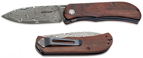 Boker Exskelibur II Knife, Damascus Cocobolo, BK-01BO223DAM