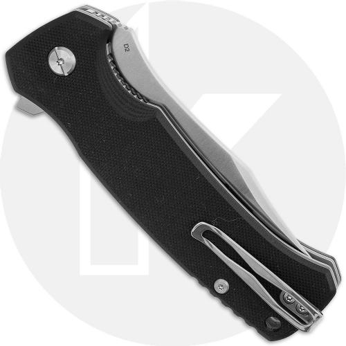 Boker Plus M.E.R.K. 1 01BO552 Knife - D2 Clip Point - Black G10 - Flipper Folder
