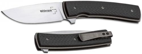 Boker Plus FR Flipper Folder, Carbon Fiber, 01BO743