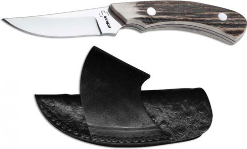 Boker Cowboy Crossdraw 02BO515 Knife Stag Handle Horizontal Carry Sheath