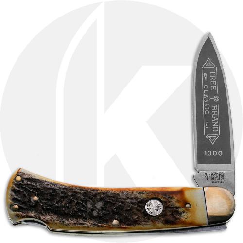 Boker Lockback 1000HH Knife - Limited Stag Handle - Discontinued - BNIB