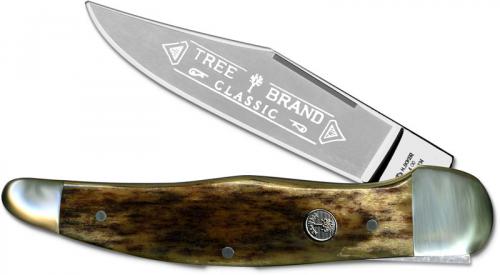 Boker Folding Hunter Knife, Smooth Buckskin Bone, BK-1010BK