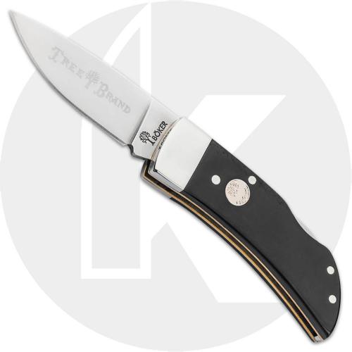 Boker Lockback 110895 Knife - D2 Steel Blade - Smooth Black Bone - German Import