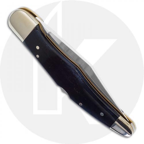 Boker Folding Hunter Lock Blade 111011SGB - Solingen Carbon Steel - Smooth Gray Bone - German Made