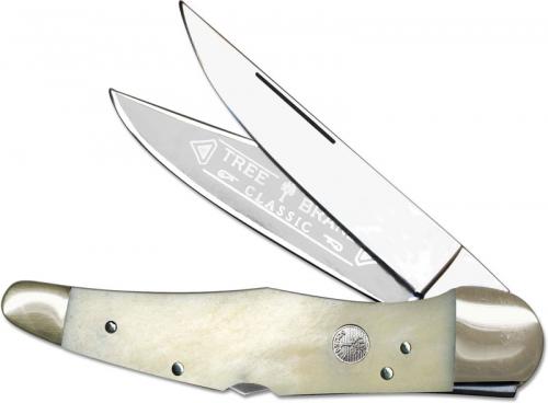 Boker Double Lock Folding Hunter 112021SWB Limited Smooth White Bone Handle German Made