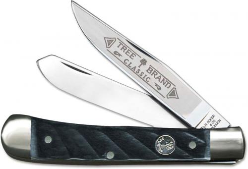 Boker Trapper Washboard Gray Traditional Pocket Knife Made in Germany