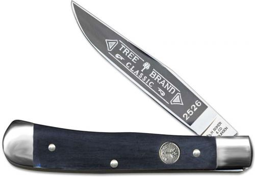 Boker Slimline Trapper Knife, Limited Smooth Gray Bone, BK-2526SMGB