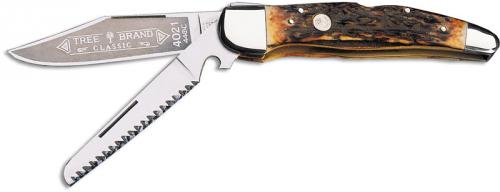 Boker Double Lock Folding Hunter, Stag, BK-4021