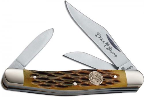 Boker Medium Stockman, Jigged Brown Bone, BK-727