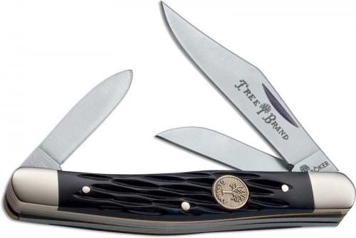 Boker Medium Stockman, Jigged Black Bone, BK-728