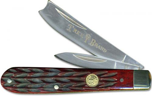 Boker Razor Jack Knife, Jigged Red Bone, BK-744