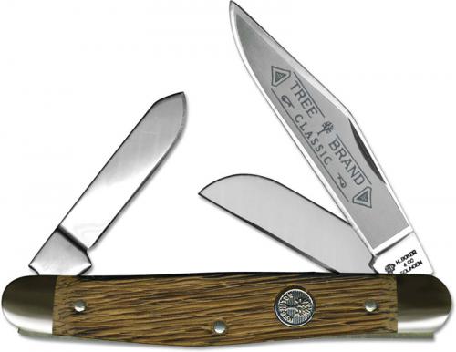 Boker Stockman 117474OT Oak Handle Carbon Steel Traditional Pocket Knife Made in Germany