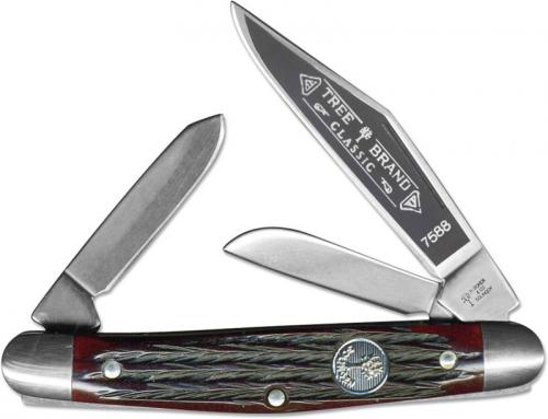Boker Medium Stockman Red Bone, BK-7588JRB