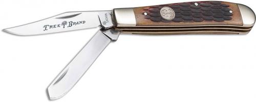 Boker 110793 Traditional Series Mini Trapper Pocket Knife with Brown Bone Handle