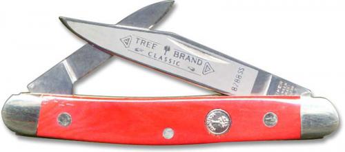 Boker Small Pen Knife, Smooth Red Bone, BK-8288SS