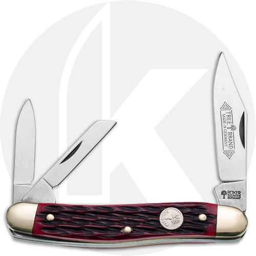 Boker Whittler 8313 Knife - Jigged Red Bone - Tree Brand Classic - Discontinued - BNIB