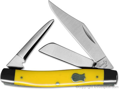 Boker Stockman Knife with Punch, Yellow, BK-BO3380Y