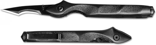 Boker Plus Urban Survival Knife 01BO047 - Black Blade - Black Aluminum - Liner Lock