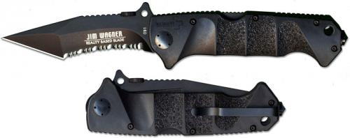 Boker Knives: Boker Jim Wagner Reality Based Blade, Part Serrated, BK-BO51