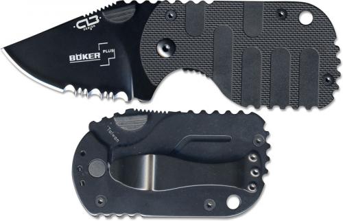 Boker Knives: Boker Magnum Subcom F Folder Knife, Black, BK-BO586