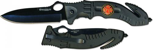 Boker Knives: Boker Magnum Midnight Rescue Knife, BK-RY414