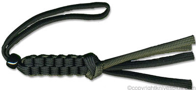 Boker Knives: Boker Lanyard, Black and Olive with Bead, BK-WT003