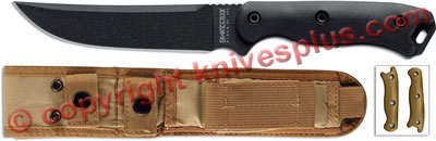 Short Becker Knife, Trailing Point, BKT-15