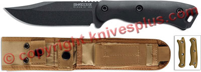 Short Becker Knife, Clip Point, BKT-17