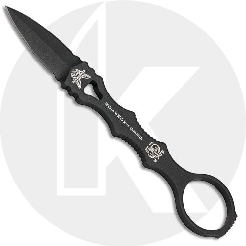 Benchmade Mini SOCP Dagger 173BK - Greg Thompson - Black Double Edge Fixed Blade - USA Made