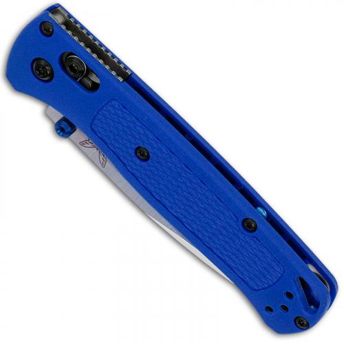 Benchmade Bugout 535 EDC Knife Drop Point Blue Grivory AXIS Lock Folder USA Made