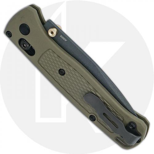 Benchmade Bugout 535GRY-1 Knife Gray Drop Point Ranger Green Grivory AXIS Lock Folder USA Made