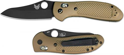 Benchmade 550BKSN Griptilian S30V EDC Black Sheepfoot Sand GFN AXIS Lock Folder USA Made