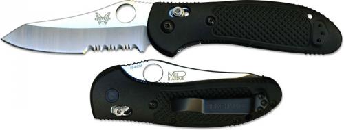 Benchmade Knives Benchmade Griptilian, Part Serrated, BM-550SHG