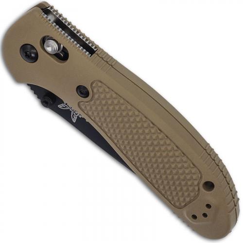 Benchmade 551BKSN Griptilian S30V EDC Black Drop Point Sand GFN AXIS Lock Folder USA Made