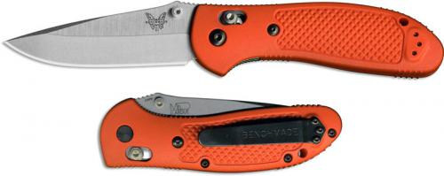 Benchmade 551-ORG Griptilian S30V EDC Satin Drop Point Orange GFN AXIS Lock Folder USA Made