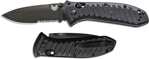 Benchmade Presidio II 570SBK Knife Manual EDC AXIS Lock Folder Part Serrated Black Drop Point Aluminum