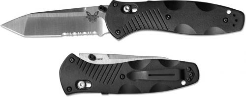 Benchmade Barrage Knife, Tanto Part Serrated, BM-583S