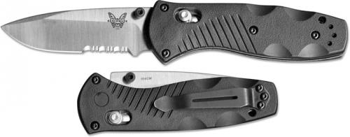 Benchmade Knives Benchmade Mini Barrage Knife, Part Serrated, BM-585S